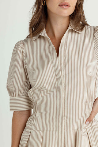 We Are Sundays Women's BRIDLE TICKING STRIPE MAISIE DRESS