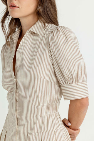 We Are Sundays Women's BRIDLE TICKING STRIPE MAISIE DRESS