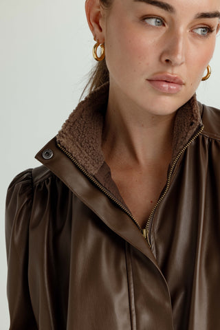 We Are Sundays Women's VEGAN LEATHER ELODIE JACKET