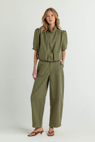 We Are Sundays Women's TEDDY JACKET OLIVE