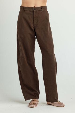 We Are Sundays Women's TWILL WHITLEY PANTS ESPRESSO
