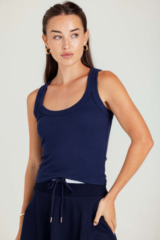 We Are Sundays Women's SIERRA TANK NAVY