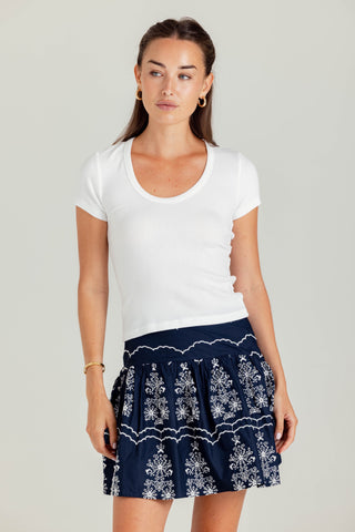 We Are Sundays Women's JAZ TEE WHITE