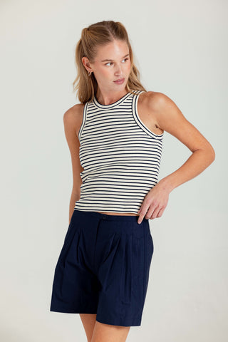 We Are Sundays Women's STRIPE TINA TANK SAILOR STRIPE
