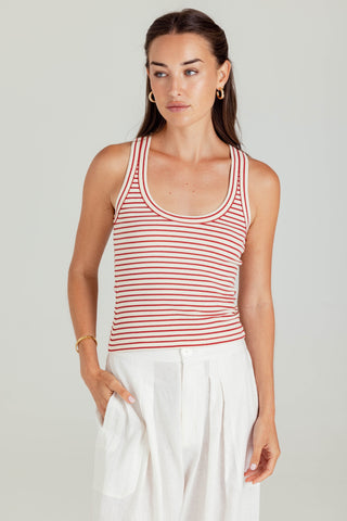 We Are Sundays Women's STRIPE SAMI TANK