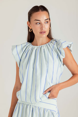 NANTUCKET STRIPE KEIRA TOP