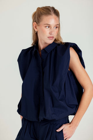 We Are Sundays Women's SUTTON SHIRT NAVY