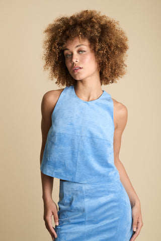We Are Sundays Women's VIOLA TOP CLUB BLUE