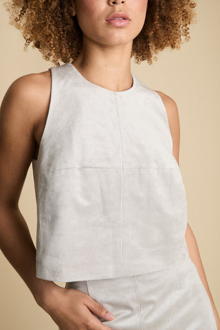 We Are Sundays Women's VIOLA TOP SILVER FROST