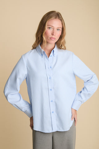 We Are Sundays Women's HARBOR ASPYN SHIRT HARBOR STRIPE