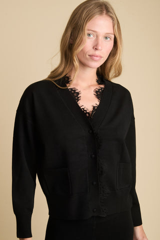 We Are Sundays Women's LUCIA CARDIGAN BLACK