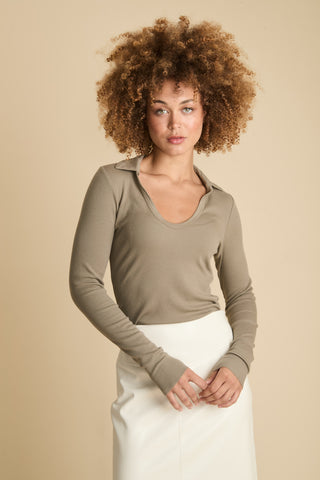 We Are Sundays Women's JAMIE TEE MUTED SAGE