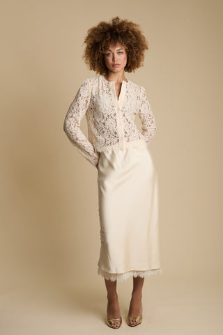 We Are Sundays Women's BENNET SKIRT WINTER WHITE