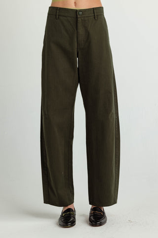 We Are Sundays Women's TWILL WHITLEY PANTS MOORLAND GREEN
