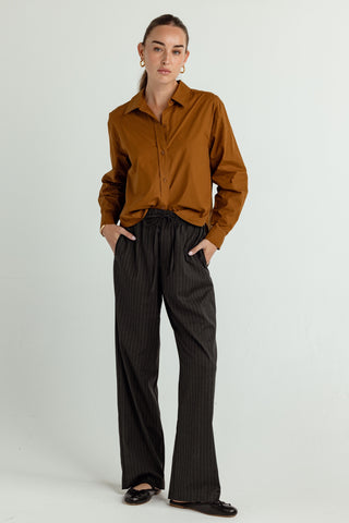 We Are Sundays Women's ALEC PANTS BLACK STRIPE