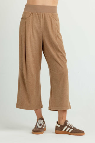 We Are Sundays Women's THERMAL NARA PANTS CARAMEL HEATHER
