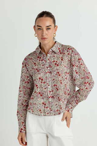 We Are Sundays Women's DAMSON GARDEN OLIVER SHIRT