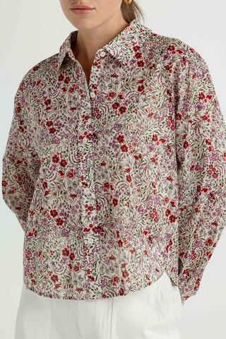 We Are Sundays Women's DAMSON GARDEN OLIVER SHIRT