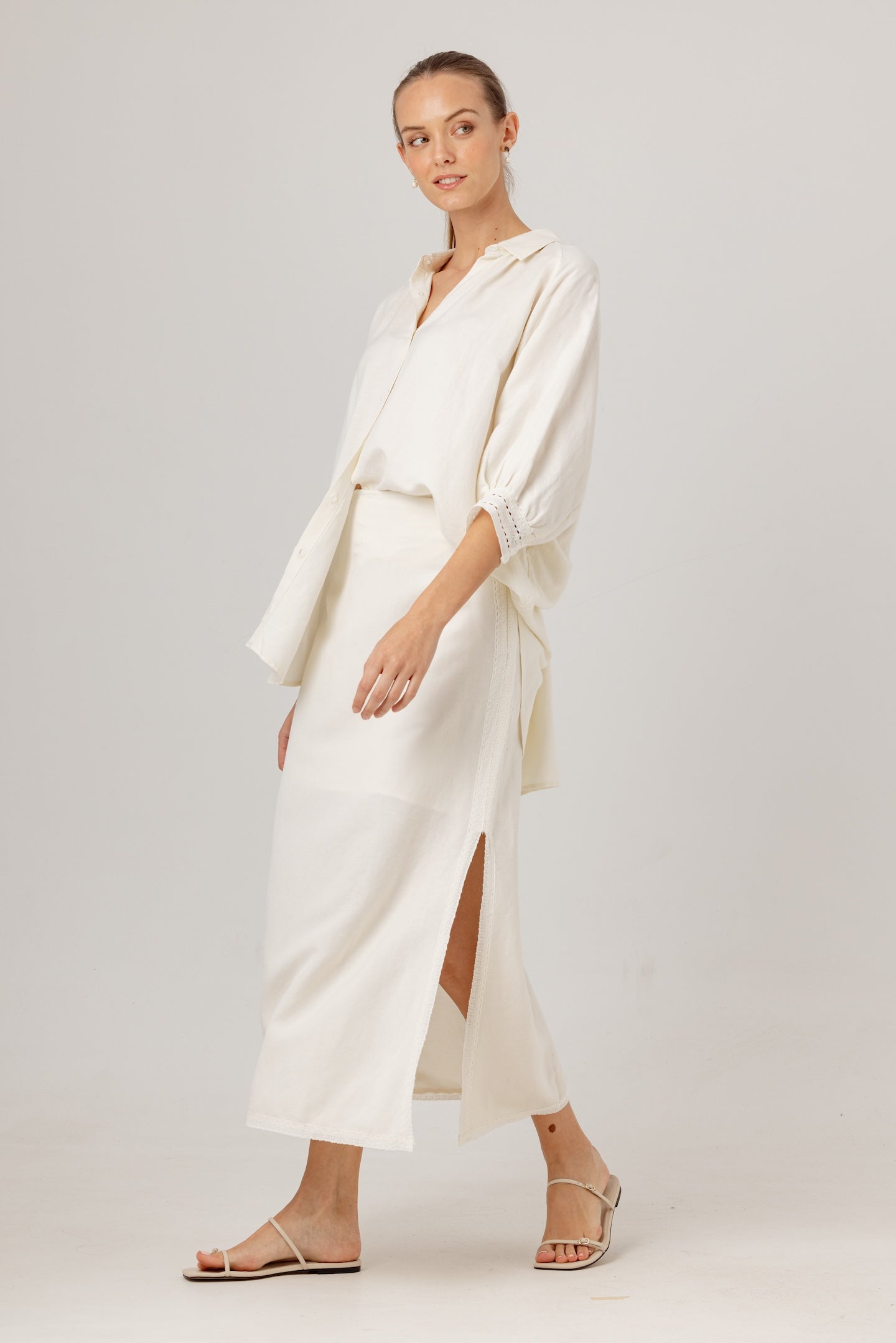 AKRISNA SKIRT WHISPER WHITE