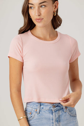 We Are Sundays Women's BROTHER TEE POWDER PINK