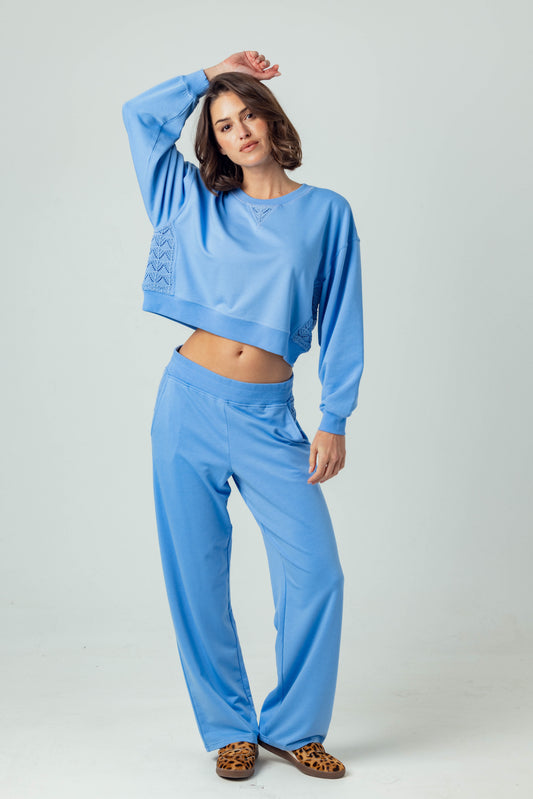 MANI PANTS DELLA BLUE