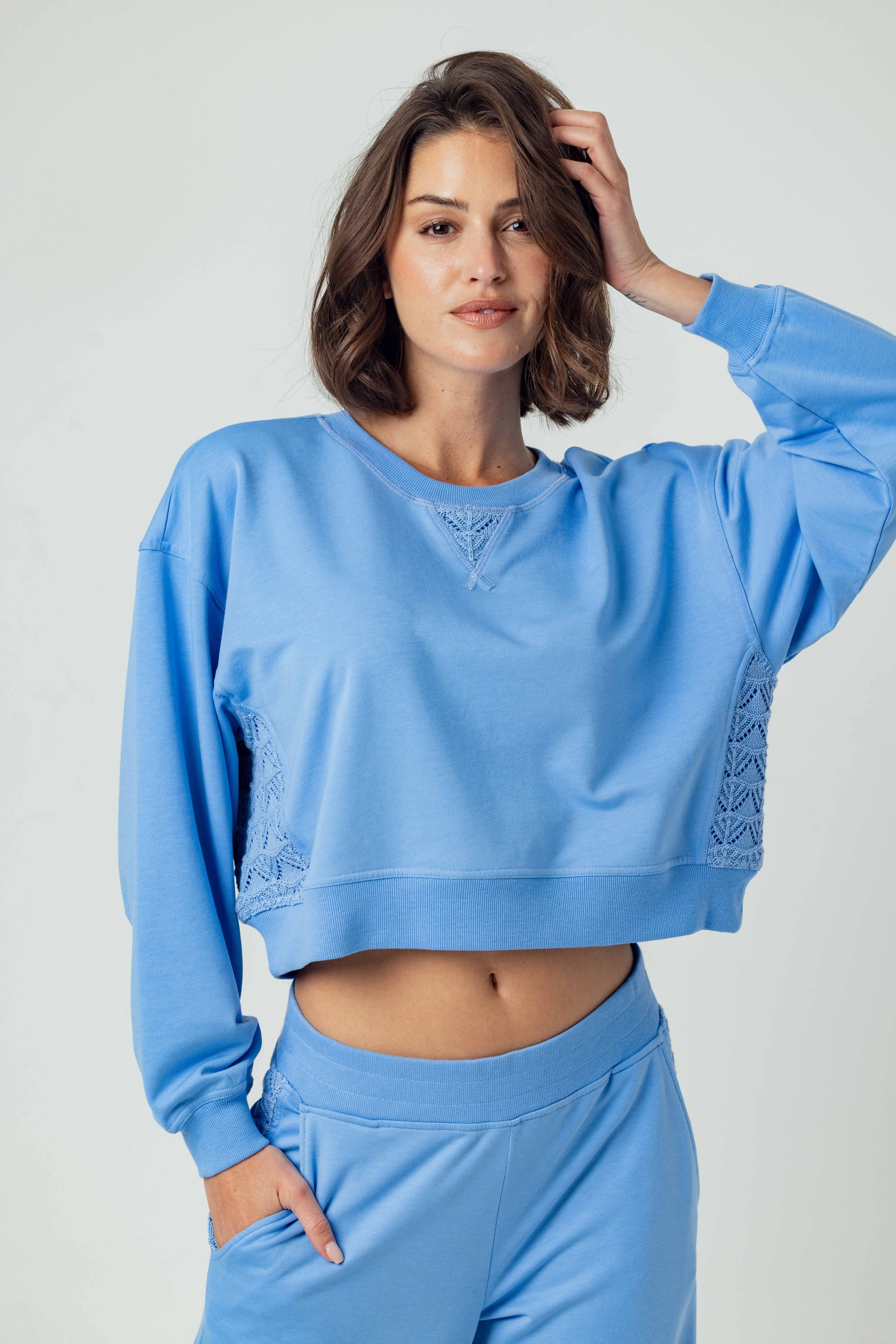 We Are Sundays Women's CORALIE SWEATSHIRT DELLA BLUE