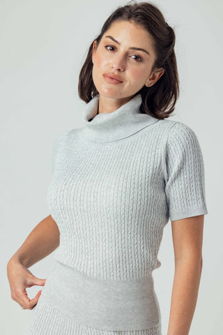 We Are Sundays Women's DIONE SWEATER ICE HEATHER GREY