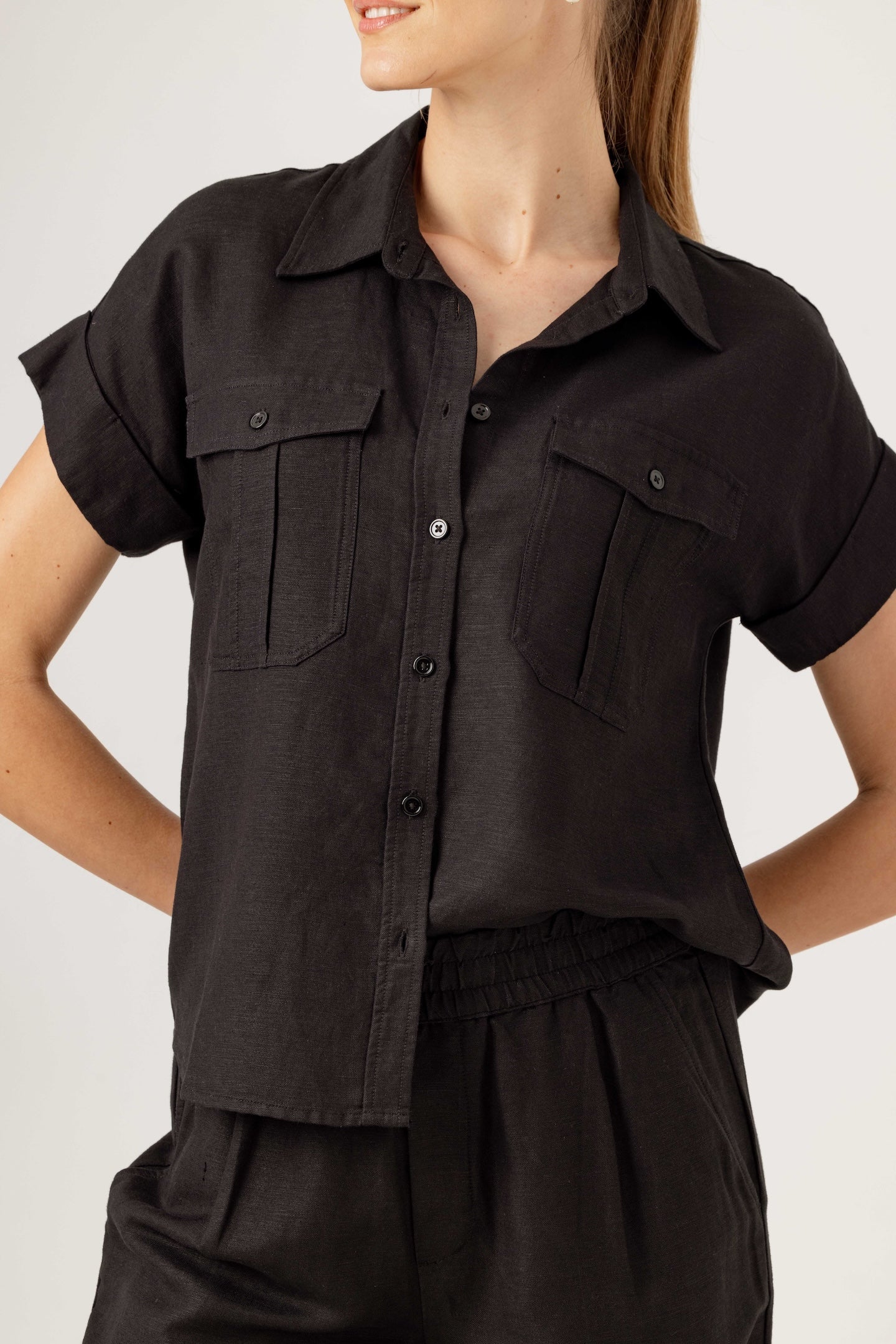 FILLE SHIRT XS BLACK