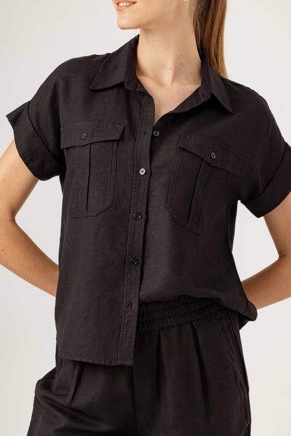 FILLE SHIRT XS BLACK
