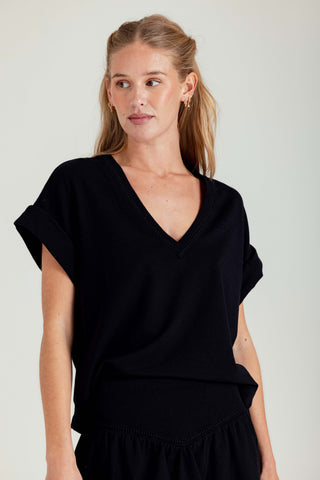 We Are Sundays Women's BLYTHE PULLOVER BLACK