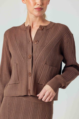 We Are Sundays Women's NORA CARDIGAN HICKORY