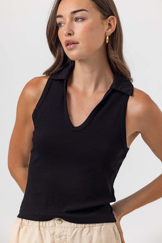 We Are Sundays Women's KAIA TANK XS BLACK