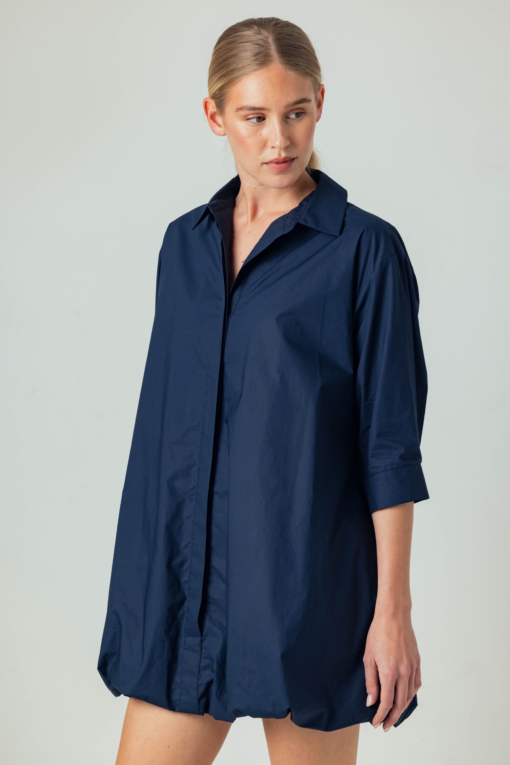 HORTENSE DRESS NAVY