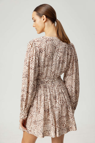 We Are Sundays Women's LEOPARD PRINT FLORA DRESS