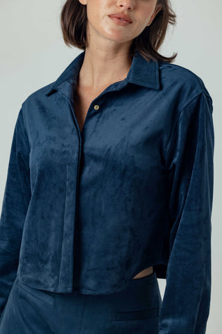 We Are Sundays Women's OZIAN SHIRT MIDNIGHT NAVY