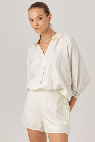We Are Sundays Women's ROSALIE SHIRT WHISPER WHITE