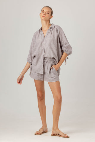 We Are Sundays Women's STONE STRIPE PENNY SHORTS