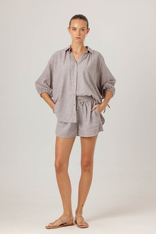 We Are Sundays Women's STONE STRIPE PENNY SHORTS