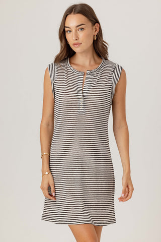 We Are Sundays Women's STRIPE LINEN CLOUD DRESS