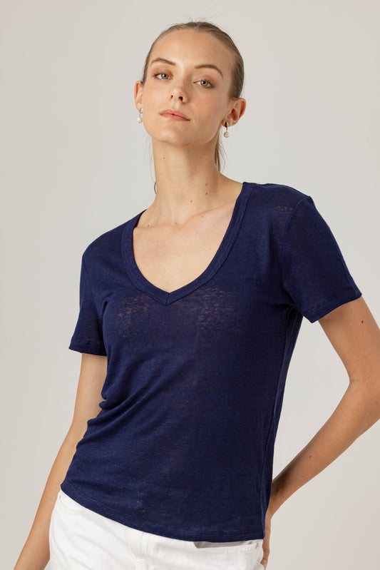 LINEN JERRI TEE