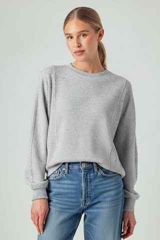 We Are Sundays Women's THAI SWEATSHIRT LIGHT HEATHER GREY