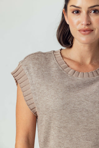 We Are Sundays Women's THERMAL MAEVE TOP