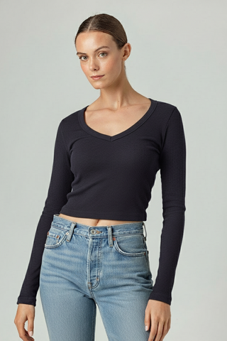 We Are Sundays Women's VALENTINA LONGSLEEVE NAVY