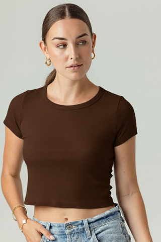 We Are Sundays Women's BROTHER TEE CHOCOLATE