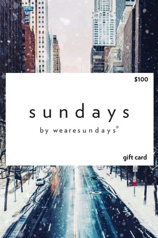 We Are Sundays Women's Sundays E-Gift Card $100.00