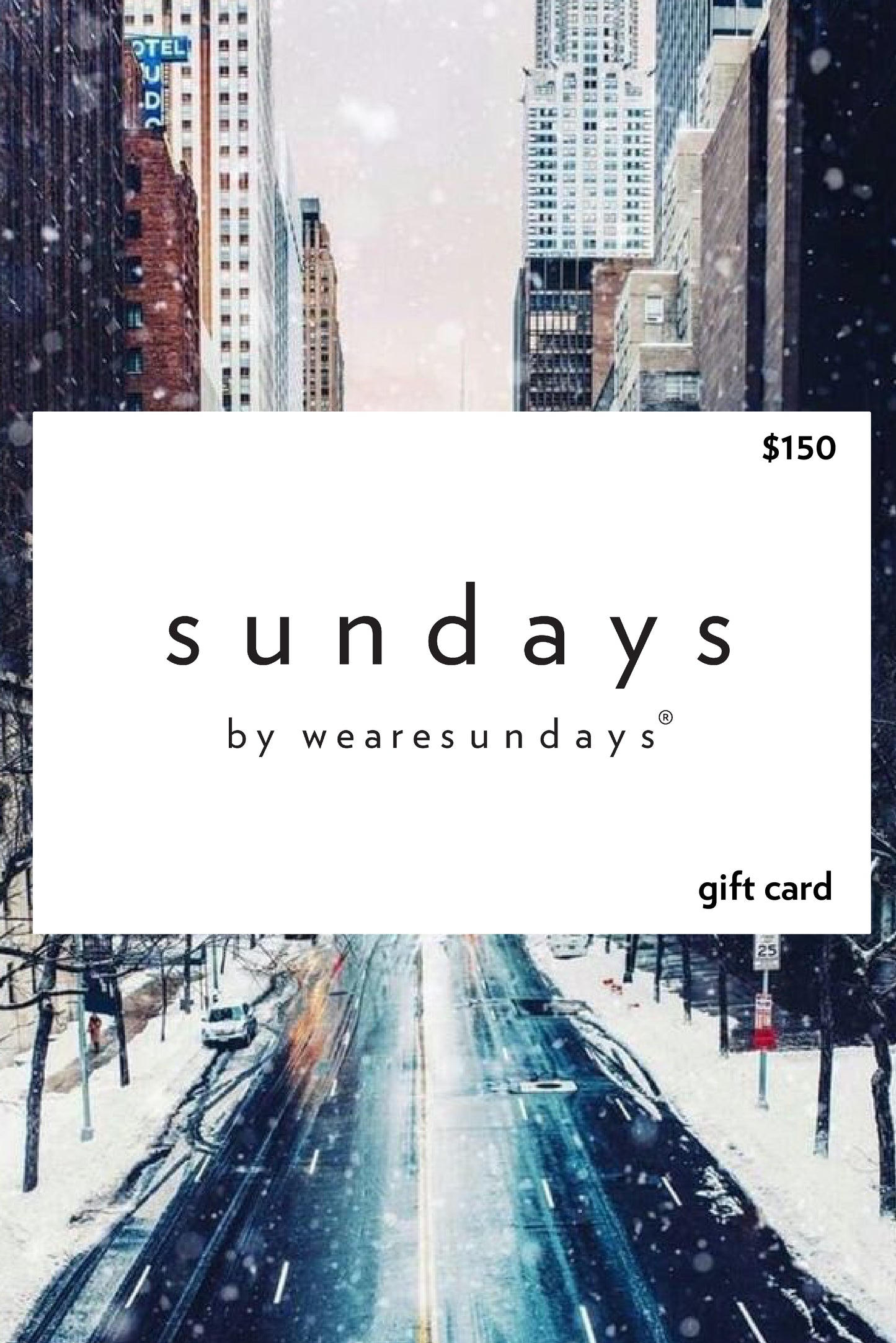 Sundays E-Gift Card